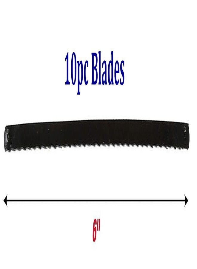 ES EKSAFAR ESEKSAFAR 2pc Junior Hacksaw Frame/Mini Hacksaw Frame with 10 Crown Spare Blades - Image 3